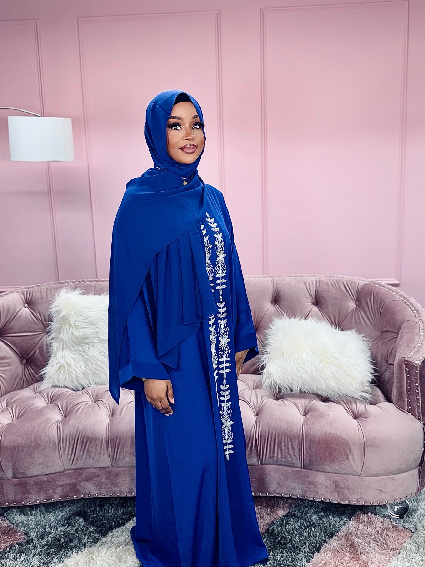 Royal Blue Abaya