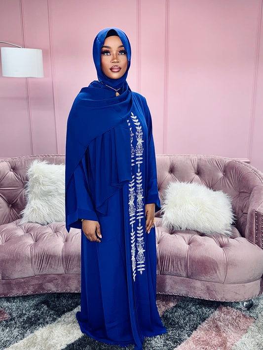 Royal Blue Abaya